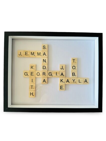 custom scrabble art